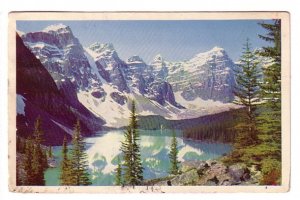 Valley of Ten Peaks, Moraine Lake, Banff National Park, Alberta, Used 1955