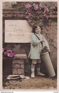 RP; PU-1908; Little Girl, Joie, Sante, Bonheur