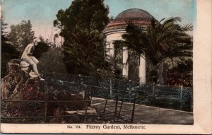 Australia Fitzroy Gardens Melbourne Victoria Vintage Postcard 09.94