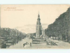 Pre-1907 NICE VIEW Amsterdam Netherlands i5255