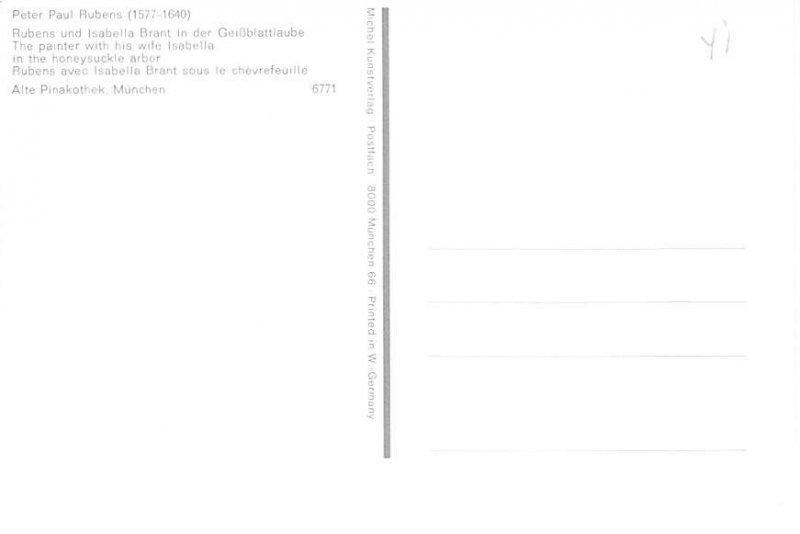 Peter Paul Rubens, Alte Pinakothek Munchen 