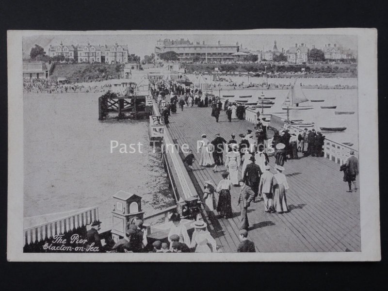 Essex CLACTON ON SEA The Pier - Old Postcard c1908 by Smart Novels