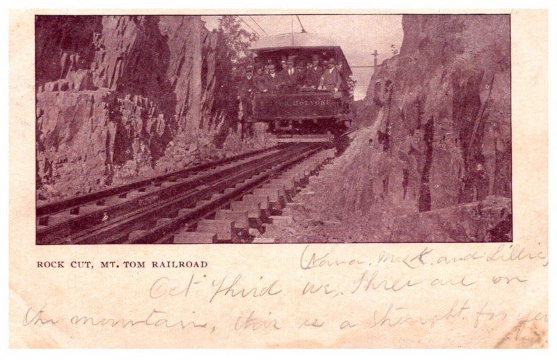 Massachusetts  Rock Cut , Mt. Tom Railroad