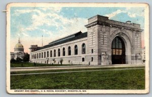 US Navy  Naval Academy  Annapolis Maryland  1916    Postcard