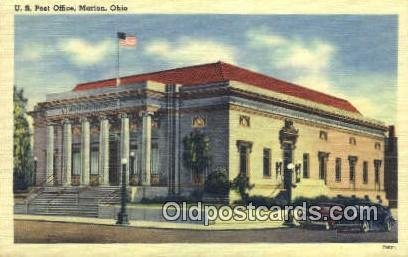 Marion, OH USA Post Office Unused 