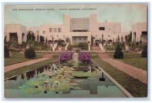 The Samarkand Persian Hotel Santa Barbara California CA, Handcolored Postcard