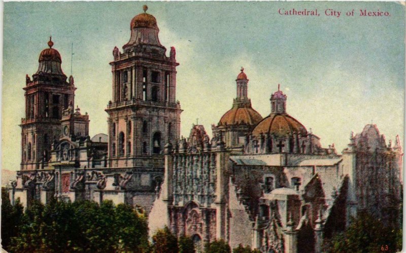 CPA AK Cathedral City of MEXICO (598698)