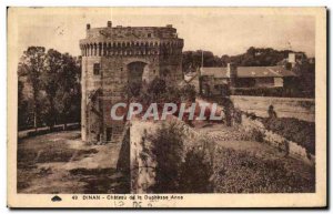 Postcard Old Dinan Chateau de la Duchesse Anne