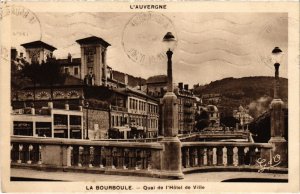 CPA La Bourboule Quai de l'Hotel de Ville FRANCE (1302697)