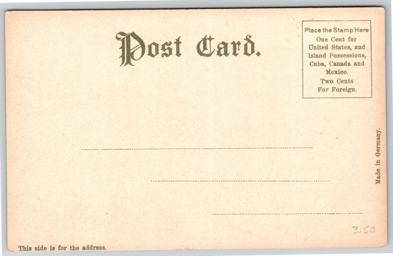 Starved Rock Illinois~Horse Shoe Canyon~Vintage Postcard