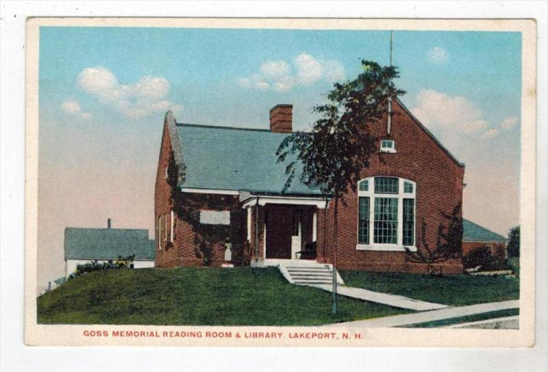 256 N H Lakeport   GOSS MEMORIAL  Library