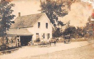 New Castle Maine Hodgkins Store Real Photo Vintage Postcard AA68886