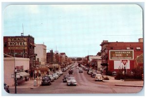 c1960's Business District Cattle Country Sheridan Wyoming WY Buildings Postcard