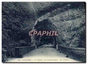 Old Postcard Dauphine Vercors Great Narrow tunnels