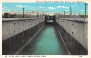 BR44615 Gatun locks looking south Panama Canal panama