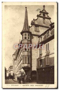 Old Postcard Colmar Maison Des Arcades