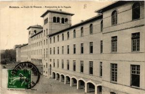 CPA RENNES - École St-VINCENT - Perspective de la Facade (584636)
