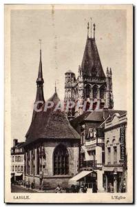 Old Postcard Laigle L & # 39Eglise