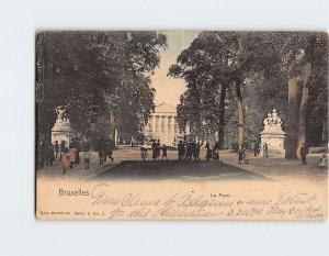 Postcard Le Parc, Brussels, Belgium