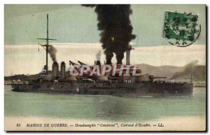 Postcard Old War Ship Dreadnoughts Condorcet Breastplate Wing