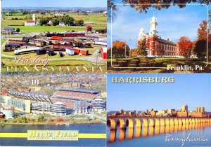 PENNSYLVANIA: Lot of (4) Modern View Picture Postcards (Continental 4X6)