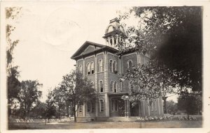 H50/ Rockford Michigan RPPC Postcard c1910 High School Building  111