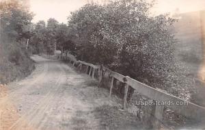 Road Scene Franklin NY Postal Used Unknown
