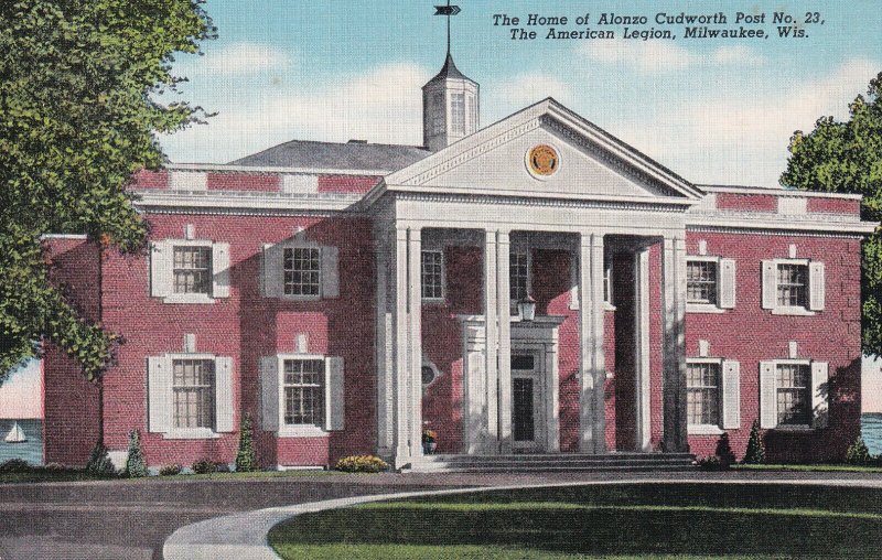 MILWAUKEE, Wisconsin, 1930-1940s; The Home Of Alonzo Cudworth, American Legion