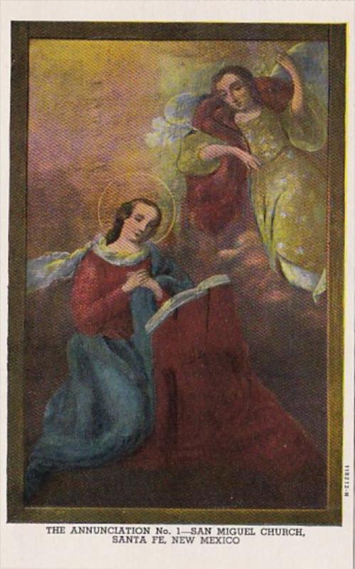 New Mexico Santa Fe The Annunciation No 1 San Miguel Church