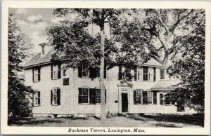 Buckman Tavern - exterior view - minute men headquarters  - Lexington Mass