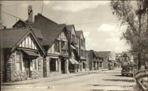 Hollister MO Street Scene Real Photo Postcard