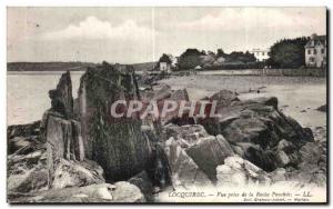 Old Postcard Locquirec View from the Rock Perchee