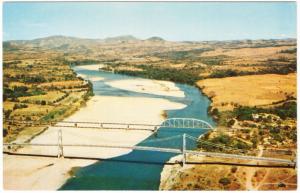 El Salvador Rio Lempa Del Litoral & IRCA Railroad Bridge 1950s-1960s Postcard