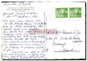 Old Postcard Sainte Maxime Sur Mer View d & # 39ensemble