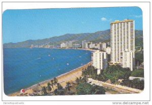 Panoramic view of the Bay with La Palapa Hotel, Acapulco, Gurrero, Mexico, PU...