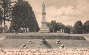 Vintage Postcard 1907 Soldiers' Monument Rhinebeck New York NY B. N. Baker Pub.