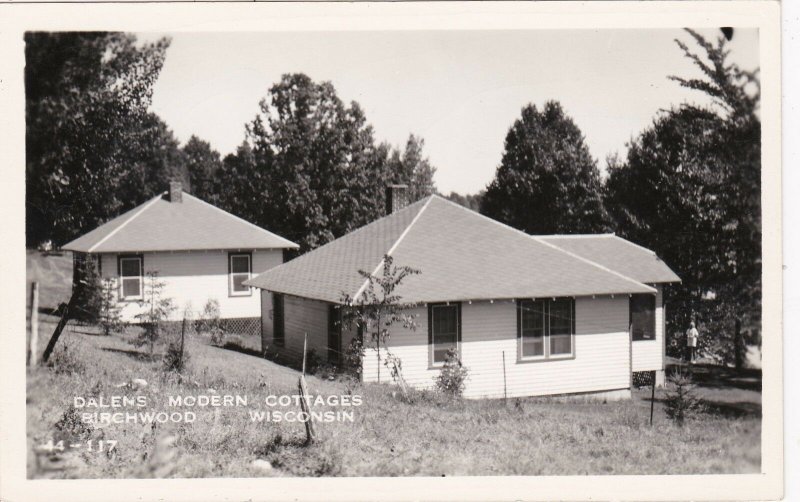 Wisconsin Birchwood Dalens Moden Cottages Real Photo sk4221