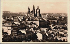 Czech Republic Prague Prag Praha Hradcany Vintage RPPC C095