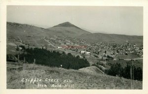 CO, Cripple Creek, Colorado, From Gold Hill, RPPC