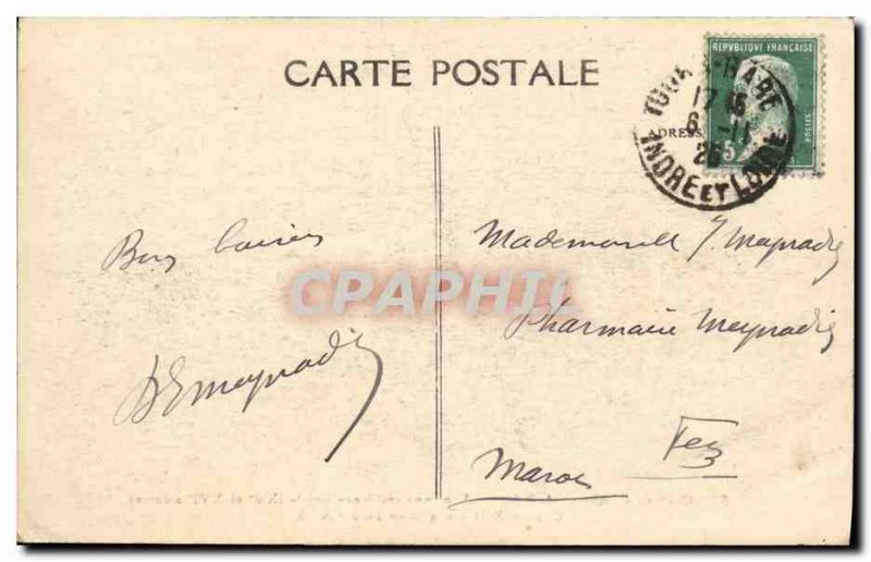 Postcard Old Amboise castle