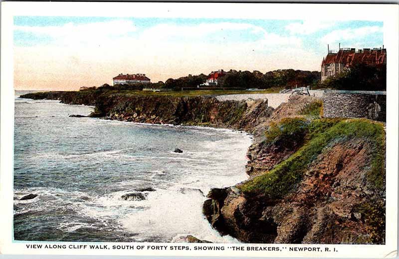 Postcard BUILDING SCENE Newport Rhode Island RI AN8534