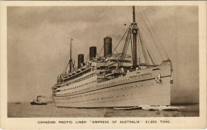 CPA ak Canadian pacific liner empress of australia ships (1206367) 