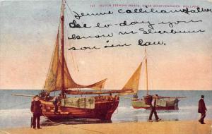 Dutch Fishing Boats   near Scheveningen Holland