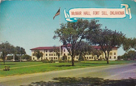 Oklahoma Fort Sill McNair Hall 1972