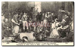 Old Postcard French revolution The latest victims of the Terror The call of c...