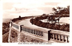 Seeing Montreal from Mount Royal by Carriage Montreal Rip on back 