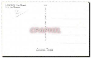 Langres - Les Remparts - Old Postcard