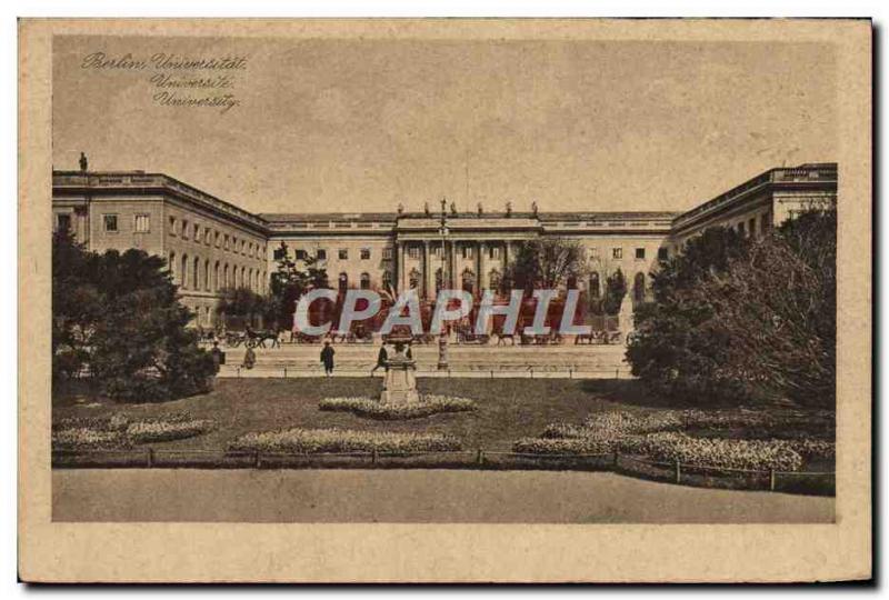 Postcard Old Universitat Berlin