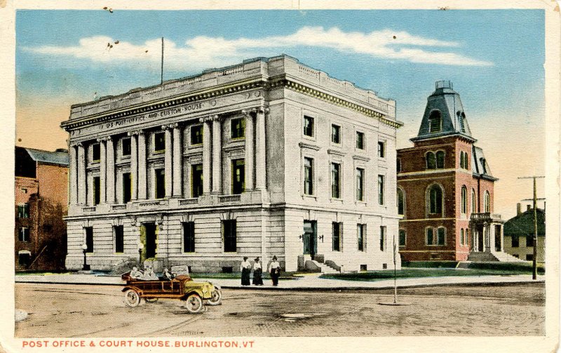 VT - Burlington. Post Office and Courthouse