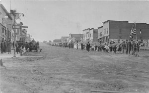 J61/ Decatur Illinois RPPC Postcard c1910 Gale Land Co Parade  252